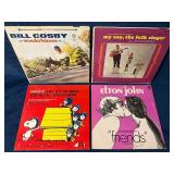 4 Vinyl Records Featuring Bill Cosby, Allan Sherma