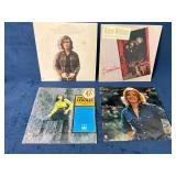 Four Vinyl Records Featuring Female Country Artist