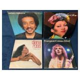 Four Vinyl Records Featuring Smokey Robinson, Aret