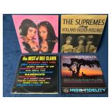 Four Vinyl Records Featuring The Supremes, Dinah W