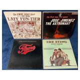 4 Vinyl Records Featuring Various Titles