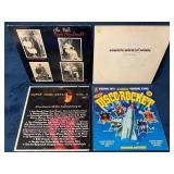 Four Vinyl Records Including Disco Rocket and Ralp