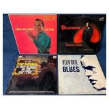 4 Vinyl Records Featuring Harry Belafonte and Alan