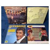 4 Vinyl Records Featuring Classical and Popular Mu