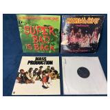 4 Vinyl Records Featuring Funk and Soul Artists