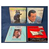 4 Vinyl Records Featuring Tony Bennett, Nat King C