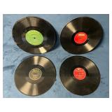 Four Vintage 78 RPM Vinyl Records from Columbia, D