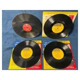 Four Vinyl Records Including Columbia Label