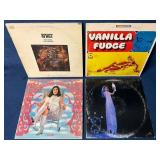 4 Vinyl Records: Spirit, Vanilla Fudge, Mama Cass,