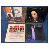 Four Vinyl Records: John Bryant, The Beach Boys, a