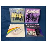 Four Vinyl Records Featuring The Jive Five, The Sw