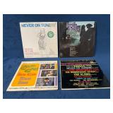Four Motion Picture Soundtrack Vinyl Records