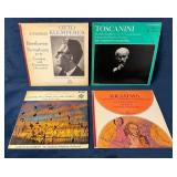 4 Classical Vinyl Records: Beethoven, Tchaikovsky,