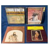 Four Classical Music Vinyl Records Featuring Berns