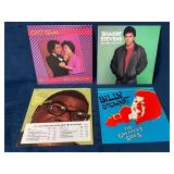 4 Vinyl Records ï¿½ O.C. Smith, Shakinï¿½ Stevens, Joe