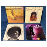 Four Vinyl Records Featuring Roy Hamilton, Gloria