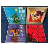 Four Vintage Vinyl Records, Including Honor Roll o