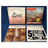 4 Vinyl Records Featuring Various Artists and Them