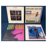 4 Vinyl Records: Bernstein, Clarke, Klugh, and Jor