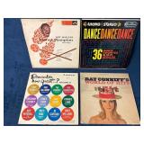 4 Vinyl Records Featuring Jazz and Pop Collections