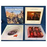 4 Vinyl Records Featuring Village People, Randy Ne