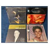 4 Vinyl Records Featuring Segovia, Eddie Higgins,