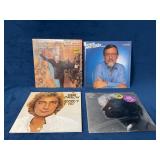 Four Vinyl Records Featuring Andy Williams, Roger