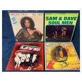 4 Vinyl Records Featuring Marlena Shaw, Sam & Dave