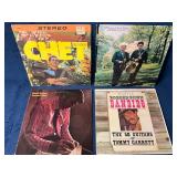 4 Country Music Vinyl Records Featuring Chet Atkin