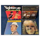 4 Vinyl Records Featuring Various Artists Includin