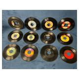 Fifty-One Assorted 45 RPM Vinyl Records