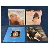 4 Vintage Vinyl Records Featuring Tony Bennett, Ra