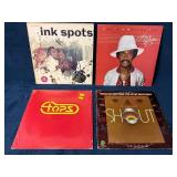 4 Vinyl Record Albums Including Ink Spots, Billy J