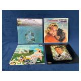 Four Vinyl Records Featuring Easy Listening Artist