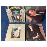 4 Vinyl Records with Covers from Various Artists