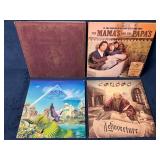 4 Classic Rock Vinyl Records by Jethro Tull, The M