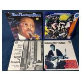 Four Jazz Vinyl Records Featuring Various Artists
