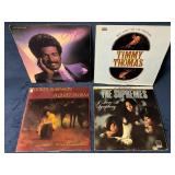 Four Vinyl Records Featuring Soul and R&B Artists