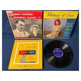 Four Vintage LP Records Featuring Benny Goodman, R