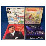 Four Vinyl Records Including European Childrenï¿½s a