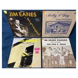 4 Bluegrass Vinyl Records by Jim Eanes, Molly Oï¿½Da