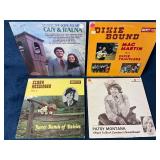 4 Vinyl Records: Guy & Ralna, Dixie Bound, Clark K