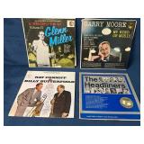 Four Vinyl Records Including Glenn Miller, Garry M