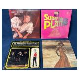 Four Vinyl Records Featuring Dionne Warwick and Th