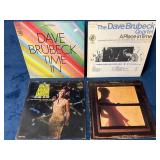 Four Jazz Vinyl Records Featuring Dave Brubeck and