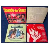 Four Vintage Vinyl Records Featuring Stunde Der St