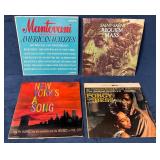 4 Vinyl Records Featuring Mantovani, Saint-Saens,