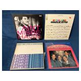 Four Vinyl Records Featuring Various Artists and G