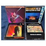 Four Vinyl Records Including Duke Ellington and Th