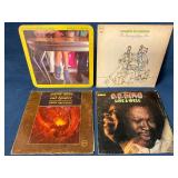 Four Vinyl Records Including B.B. King and Ramsey
